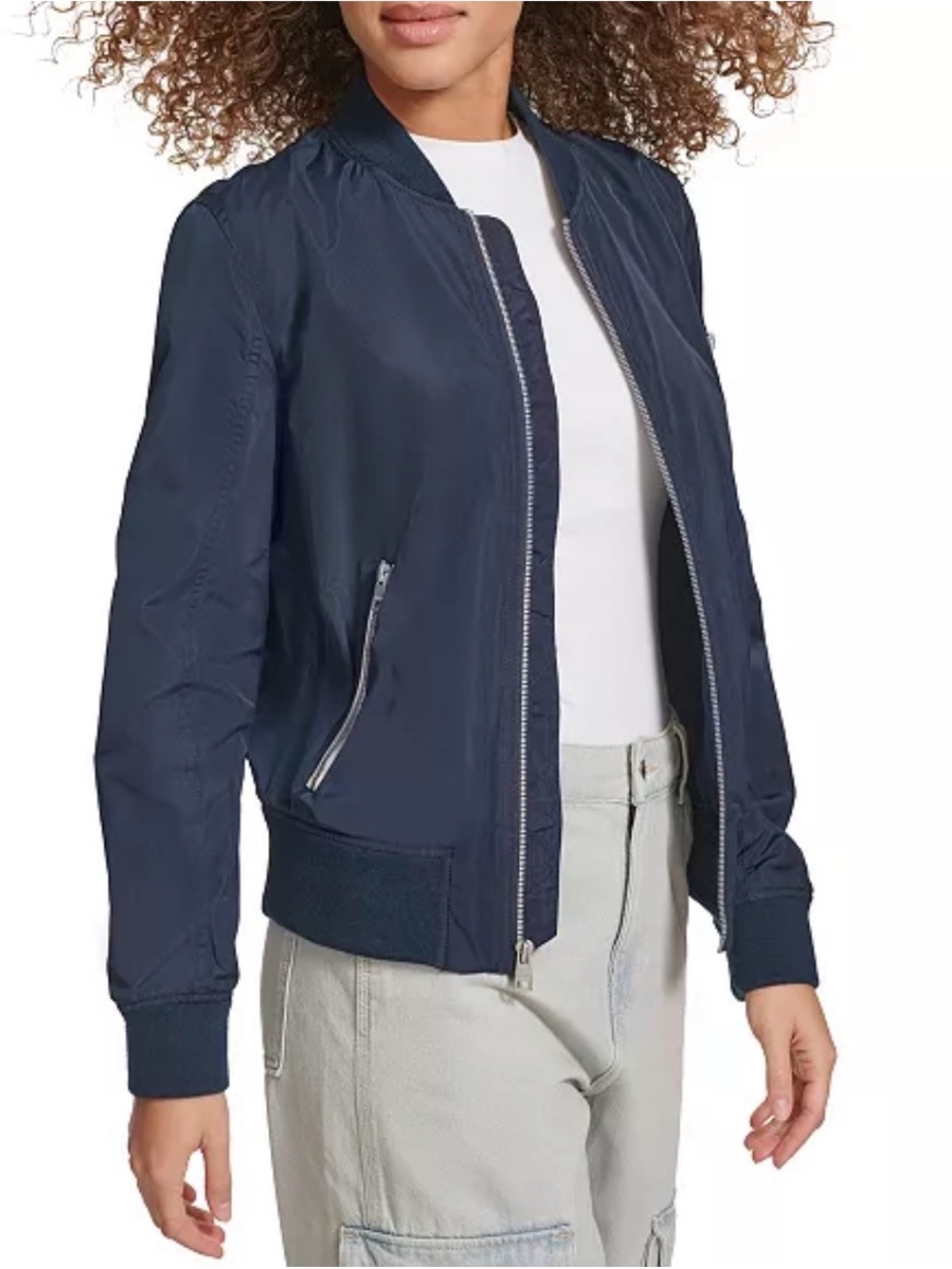 Levi’s Women's Lightweight Zip-Detail Bomber Jacket